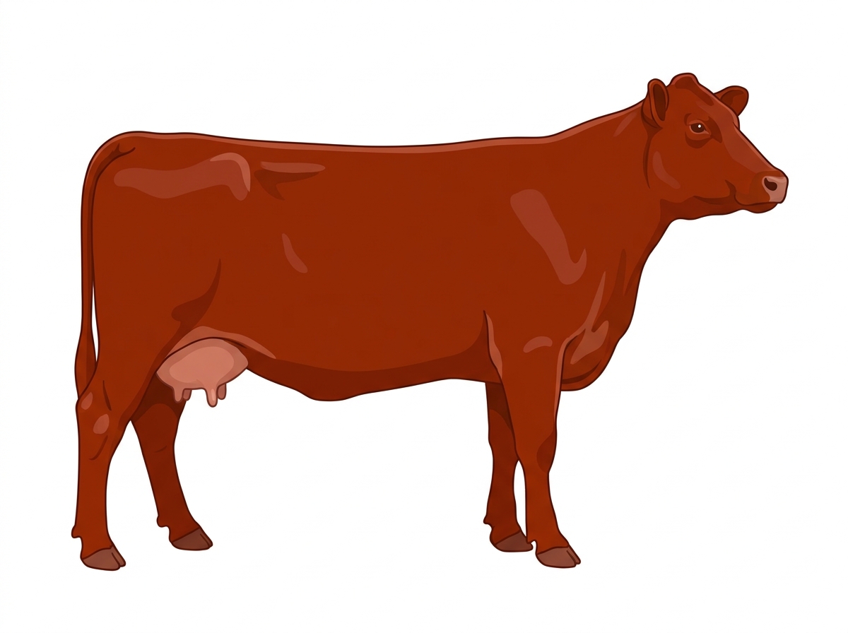 Red 11/16 Red Angus Cross Cow