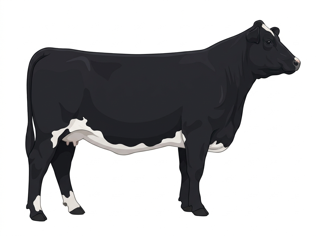 Black 11/16 Simmental Cross Cow