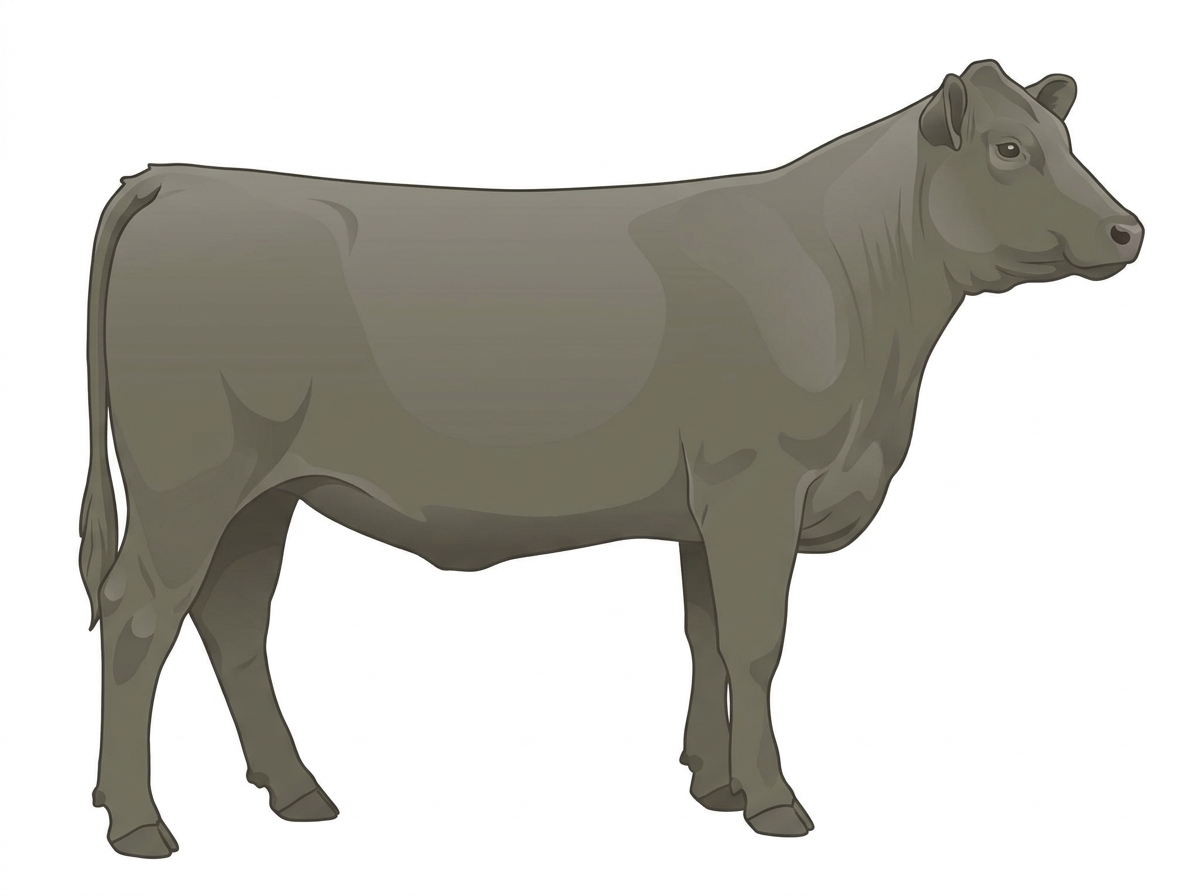 Smoky 1/2 Angus Cross Heifer