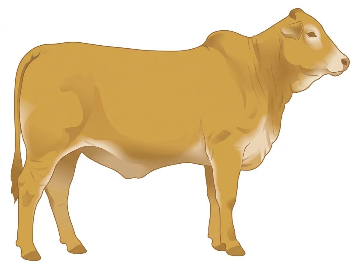 Gold 1/2 Brahman Cross Heifer