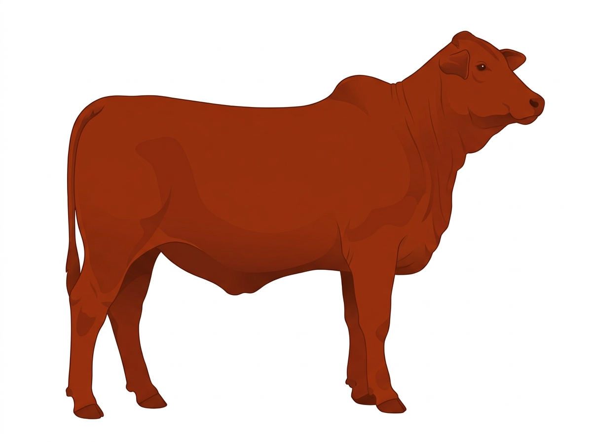 Red 1/2 Brahman Cross Heifer