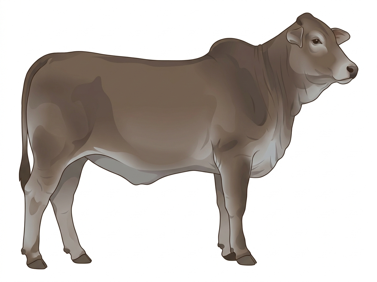 Smoky 1/2 Brahman Cross Heifer