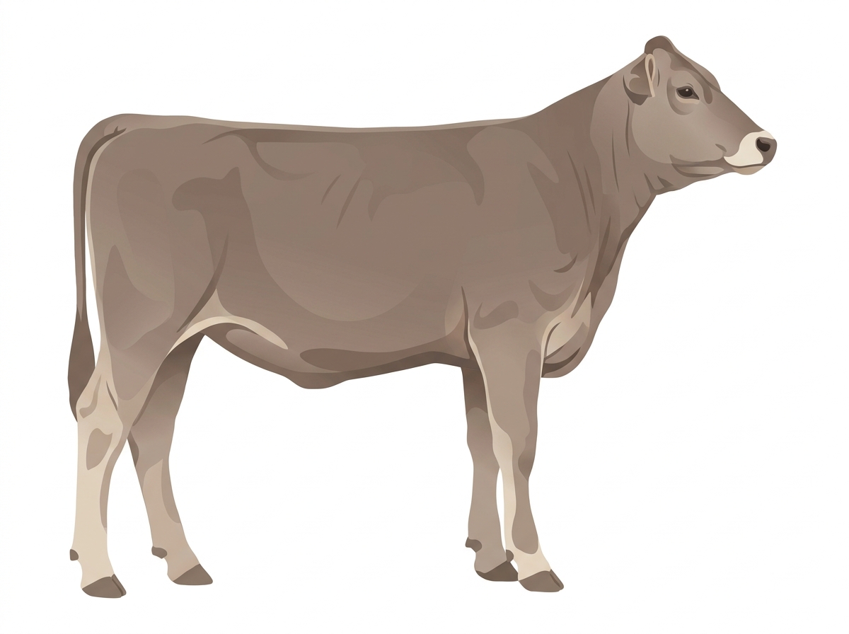 Smoky 1/2 Charolais Cross Heifer