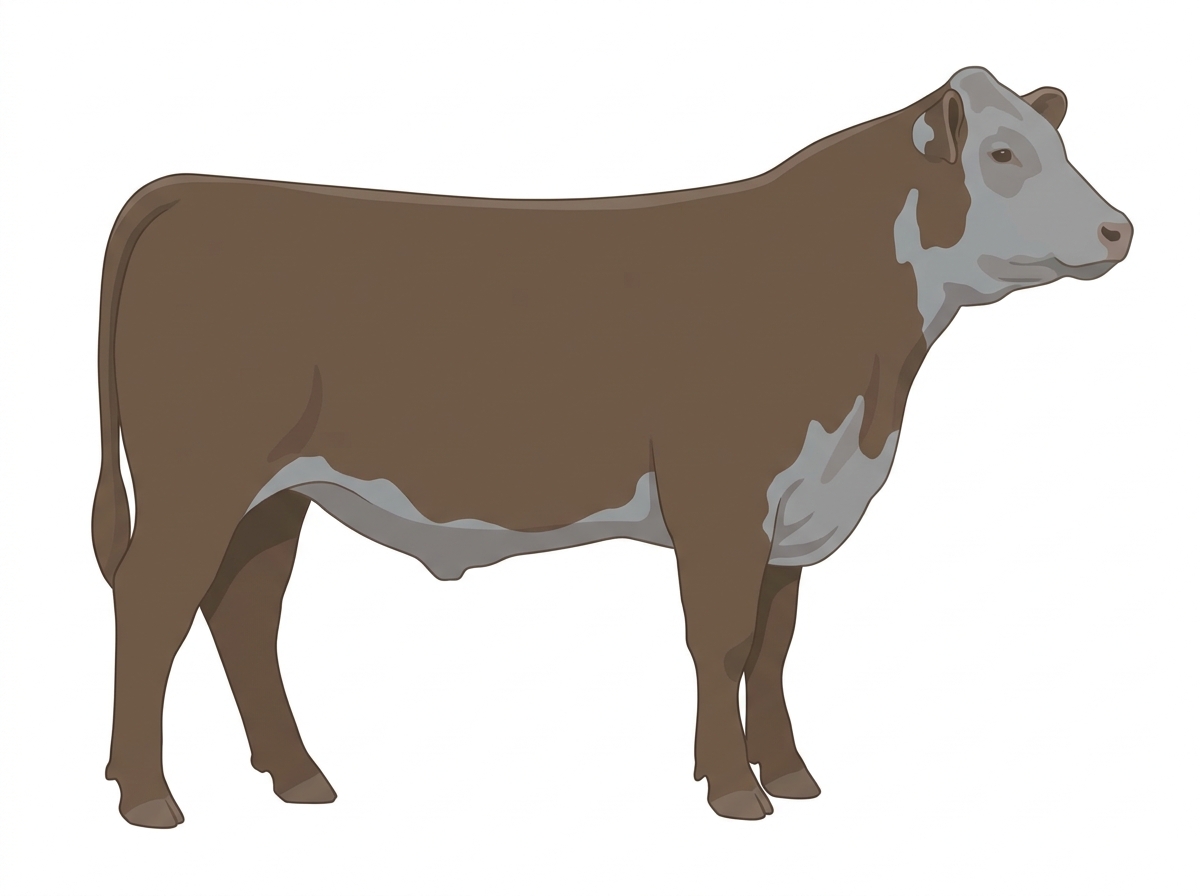 Smoky 1/2 Hereford Cross Steer