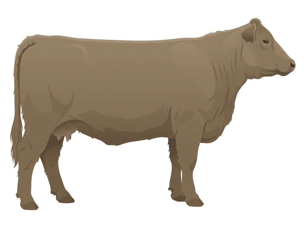 Dun 1/2 Highlander Cross Cow