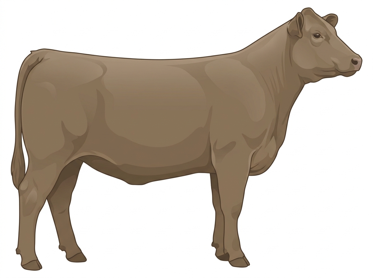 Dun 1/2 Highlander Cross Heifer