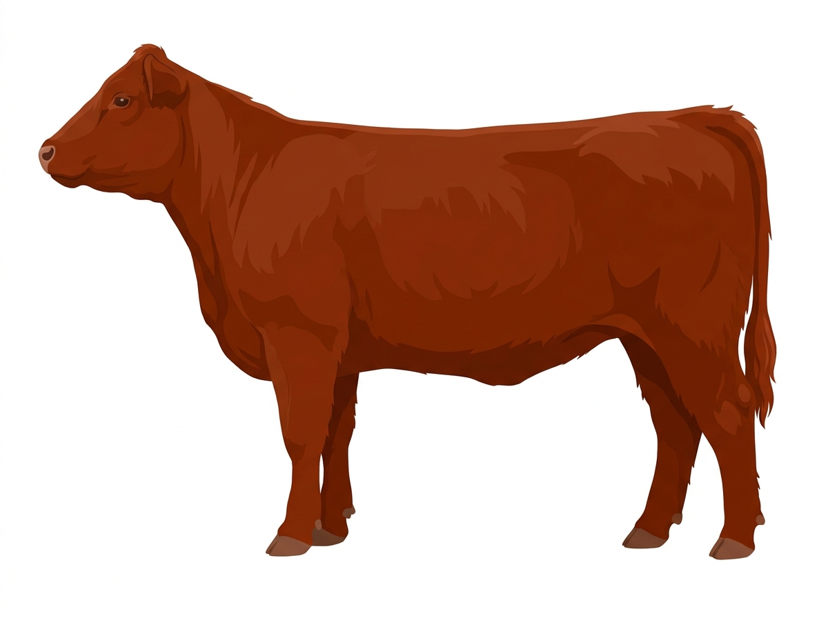 Red 1/2 Highlander Cross Heifer