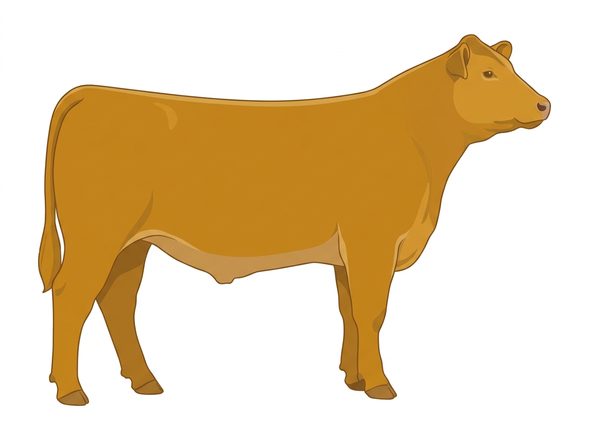 Gold 13/16 Simmental 3/16 Angus Steer