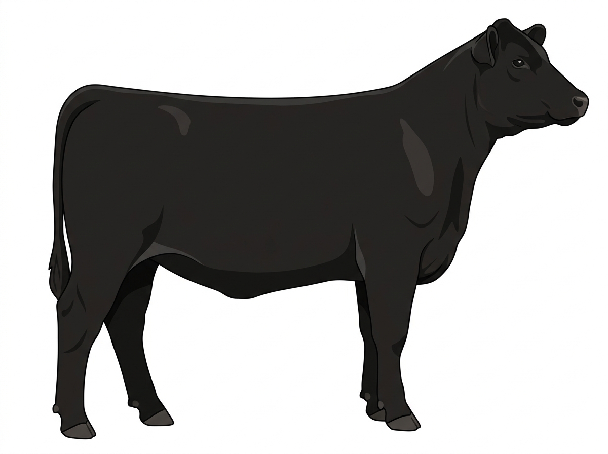 Black 3/4 Angus Heifer