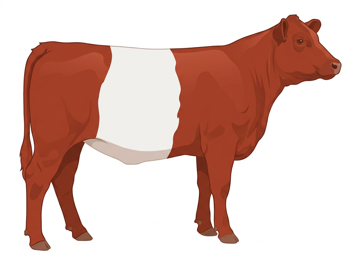 Red 3/4 Belted Galloway Cross Heifer