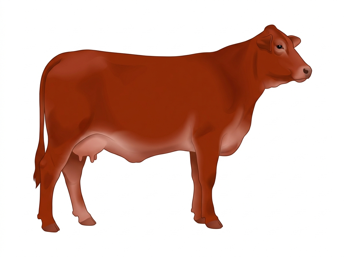 Red 3/4 Brahman 1/4 Shorthorn Cow