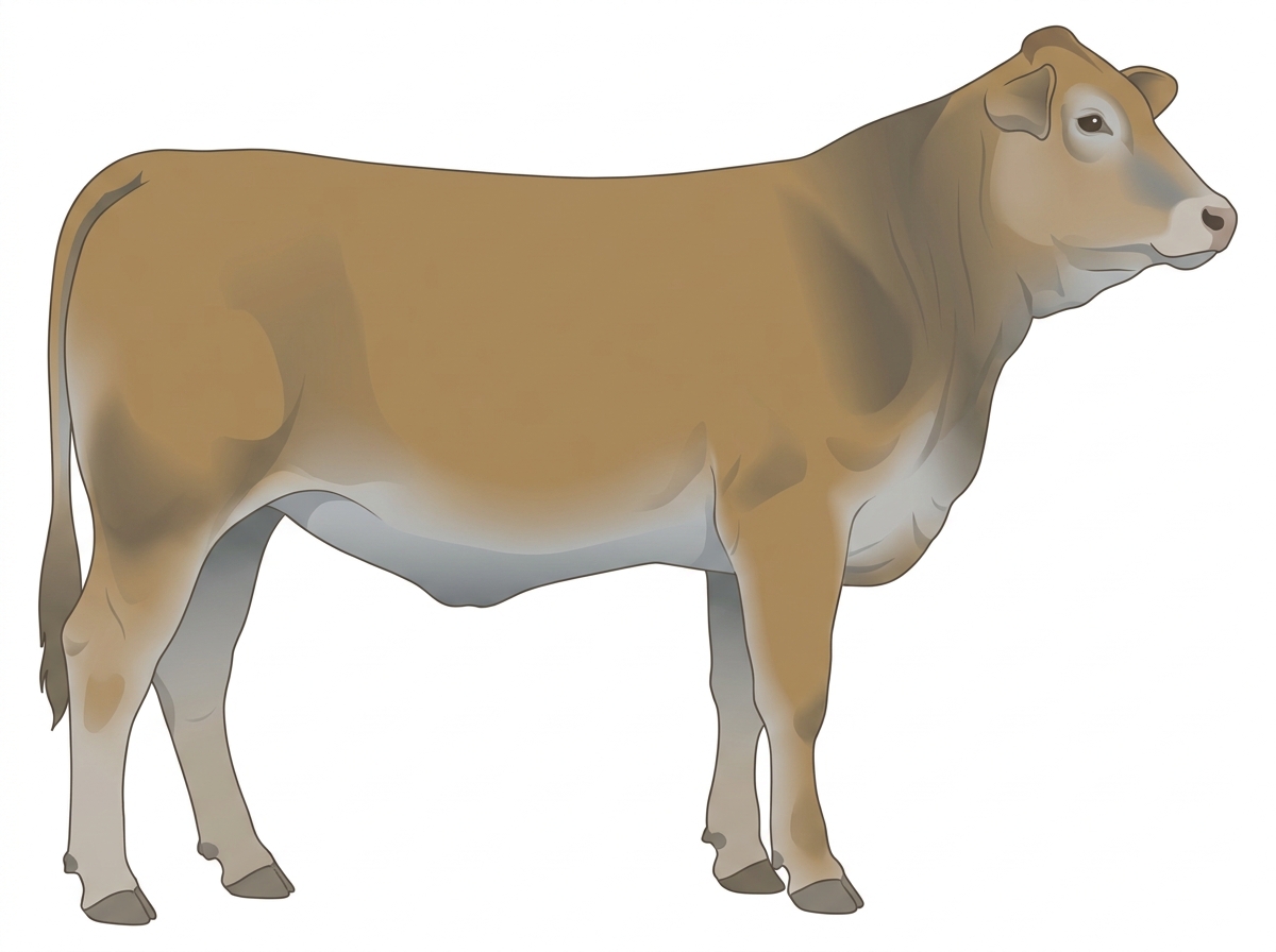 Tan 3/4 Brahman 1/4 Simmental Heifer