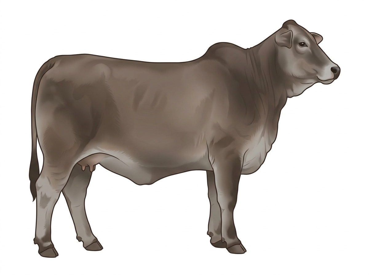 Smoky 3/4 Brahman Cross Cow