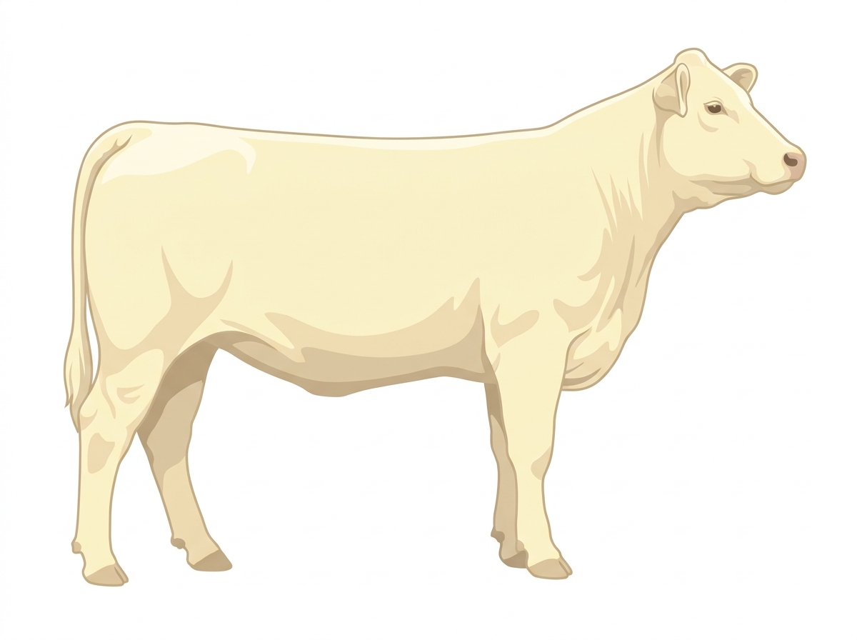 Cream 3/4 Charolais Heifer