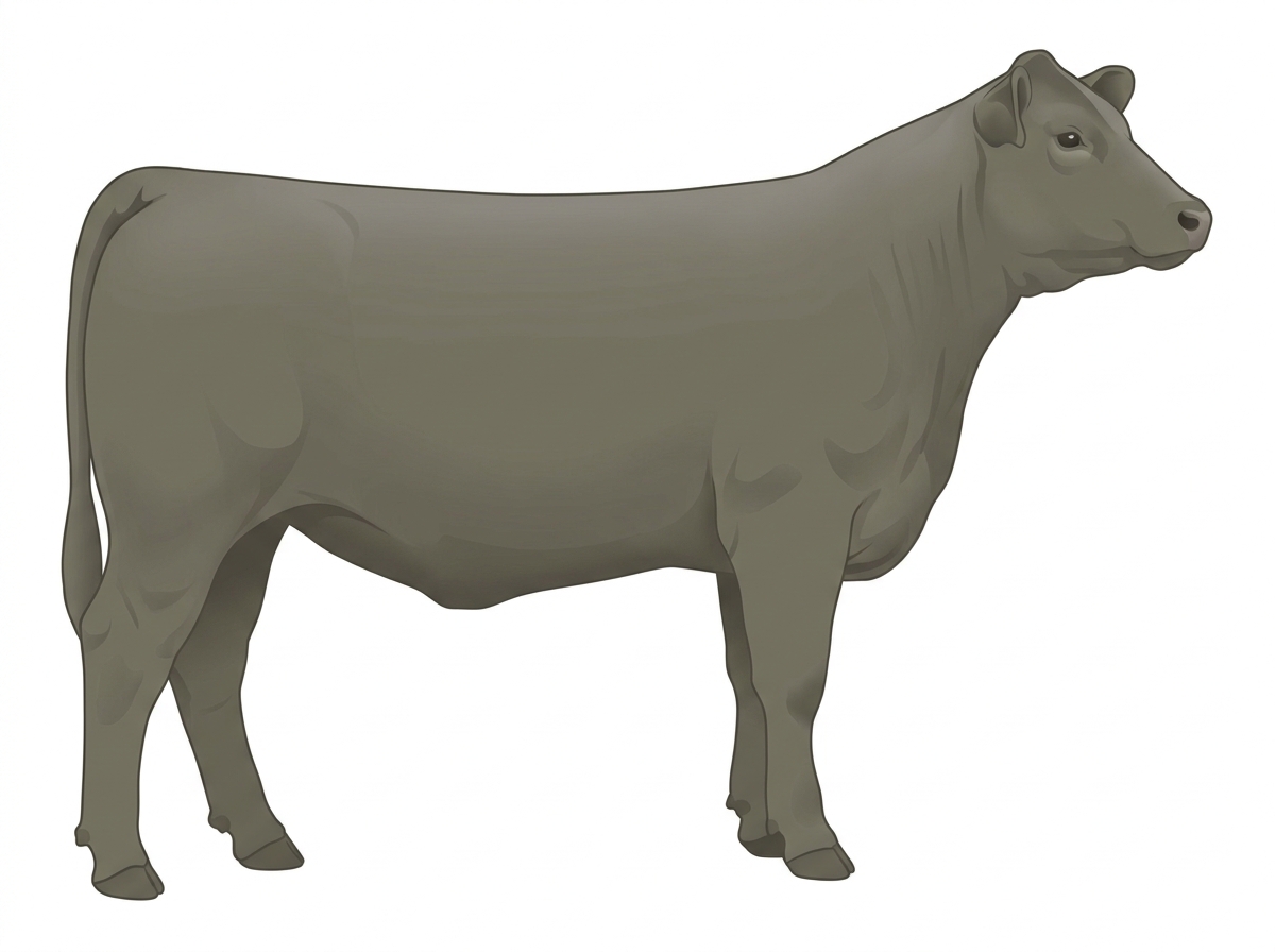 Smoky 3/4 Charolais Heifer
