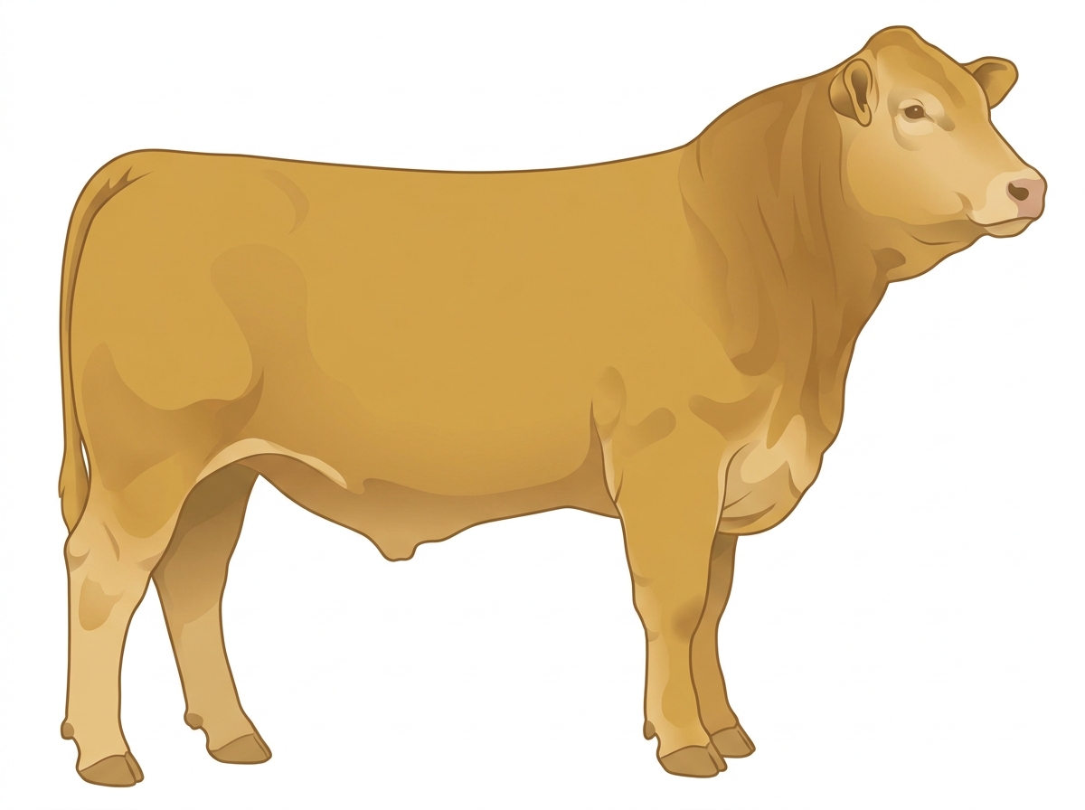 Gold 3/4 Simmental 1/4 Brahman Steer