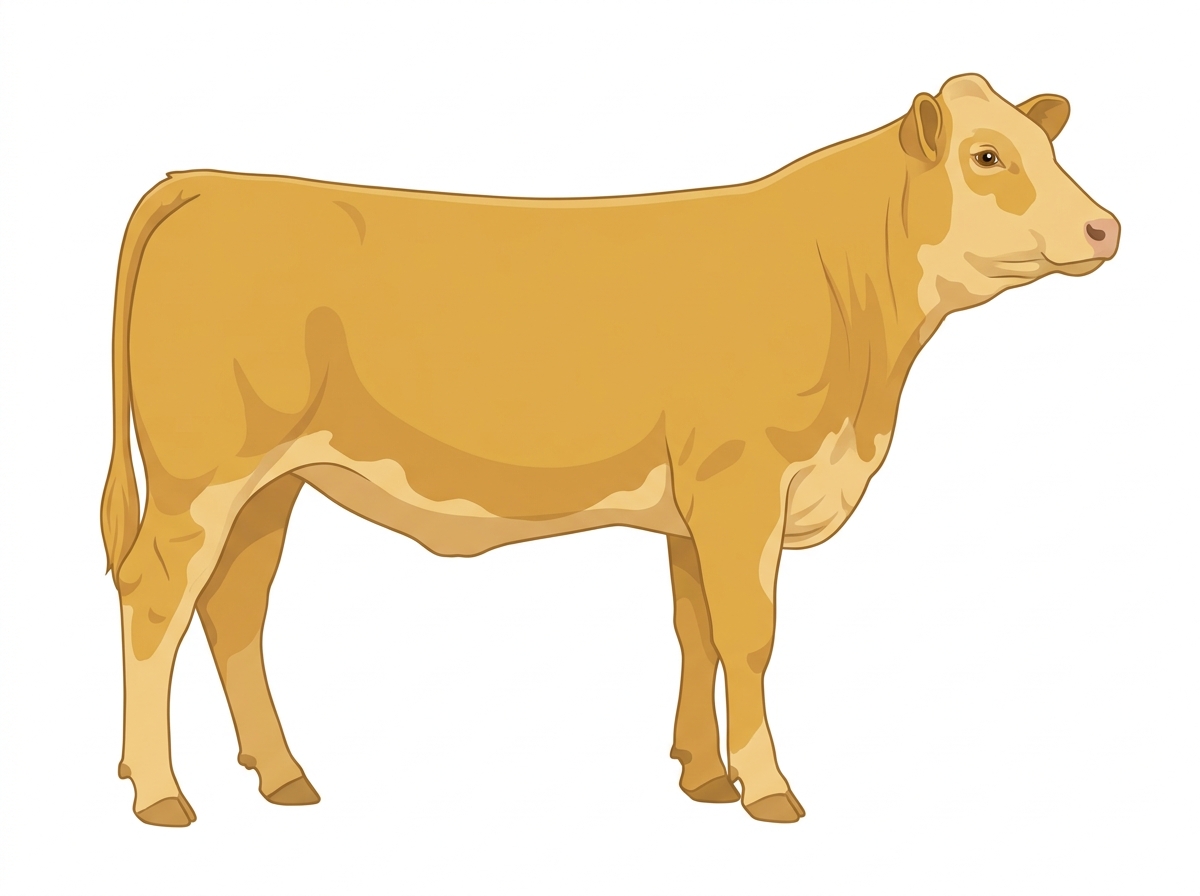 Gold 3/4 Simmental Heifer