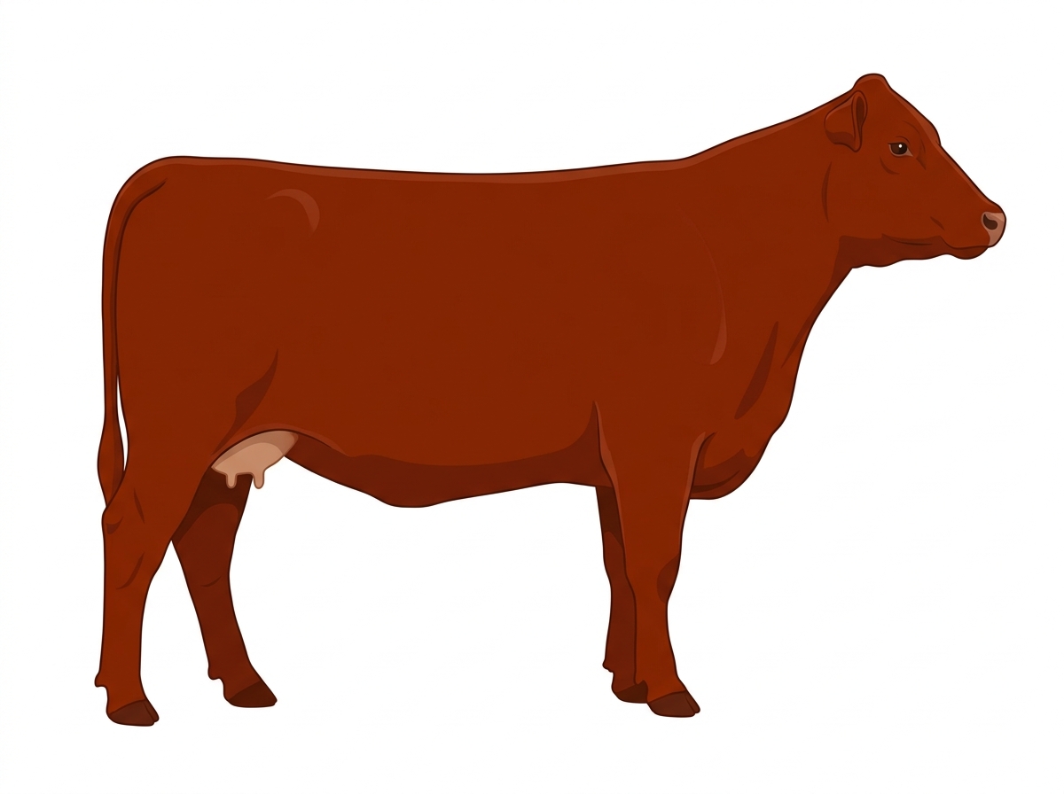 Red 5/8 Angus Cross Cow