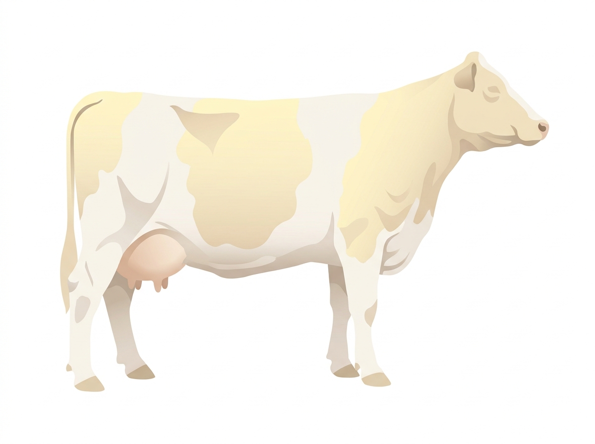 Cream roan 5/8 Charolais Cross Cow