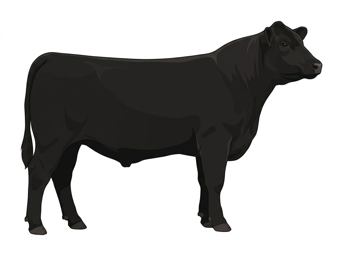 Black 5/8 Highlander Cross Steer