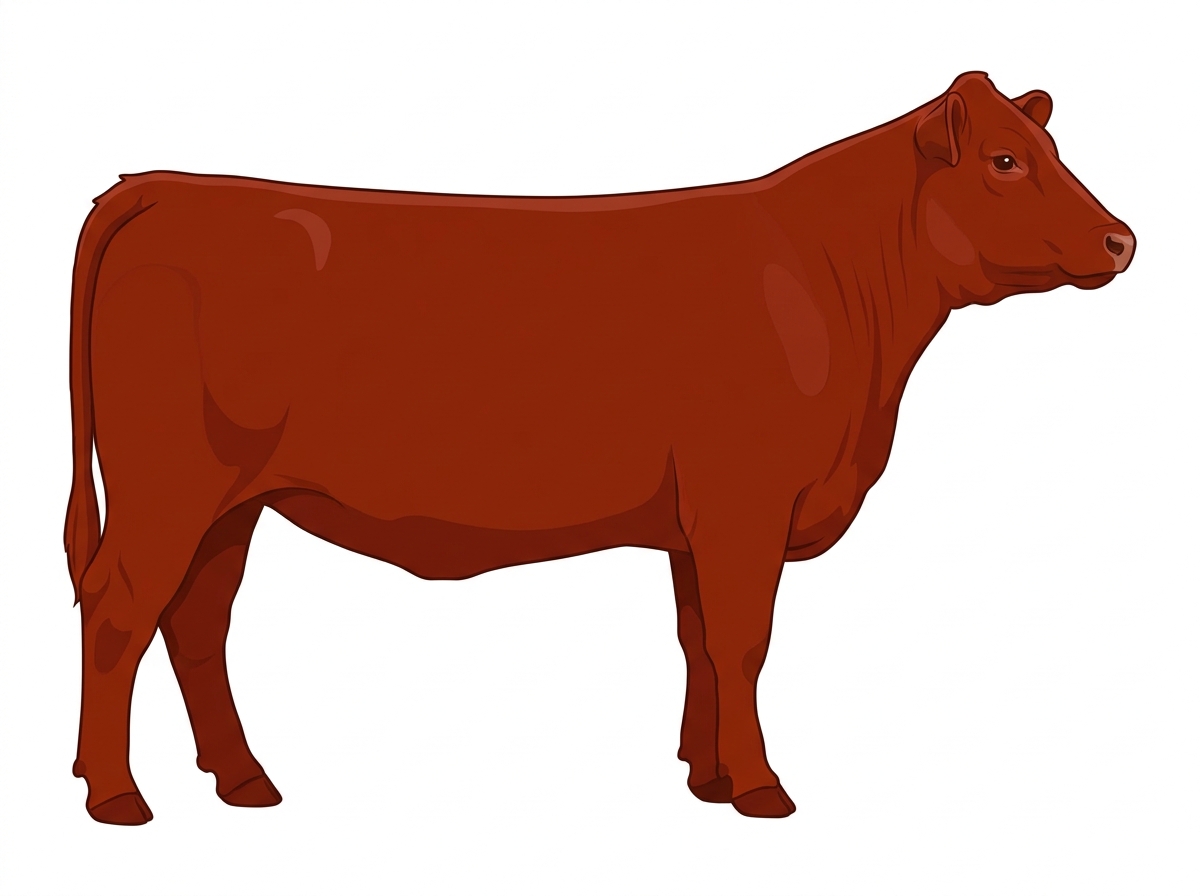 Red 5/8 Highlander Cross Heifer