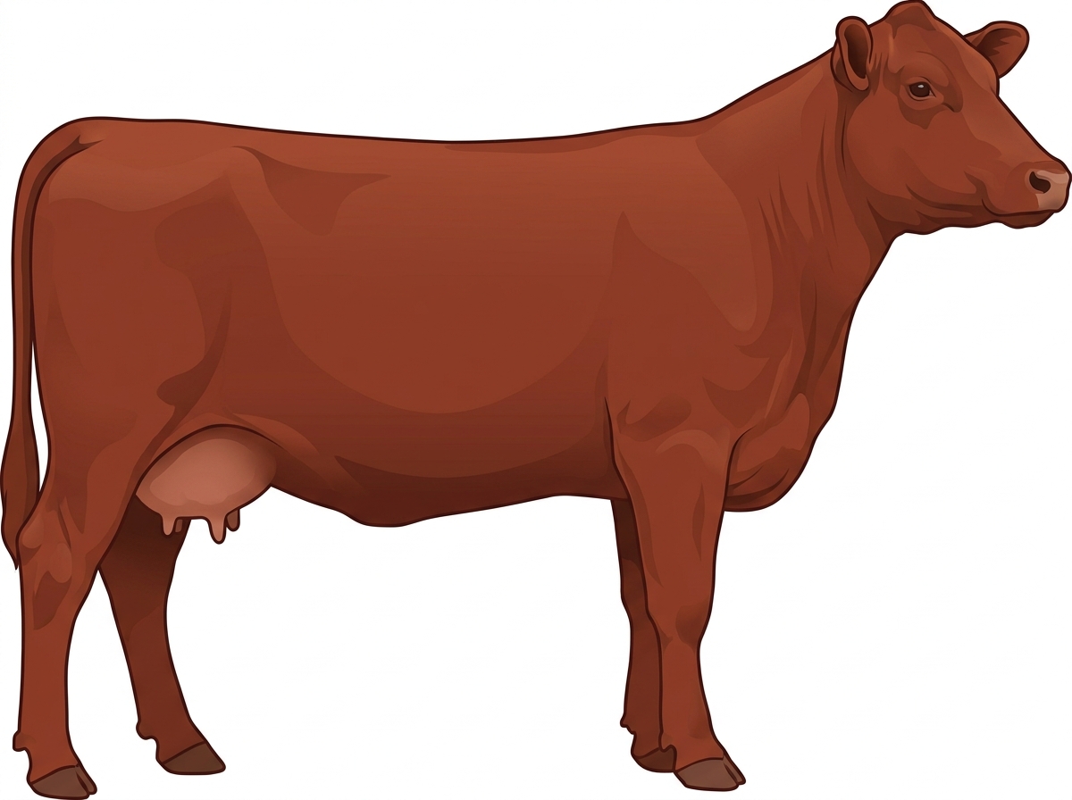 Red 5/8 Red Angus Cross Cow