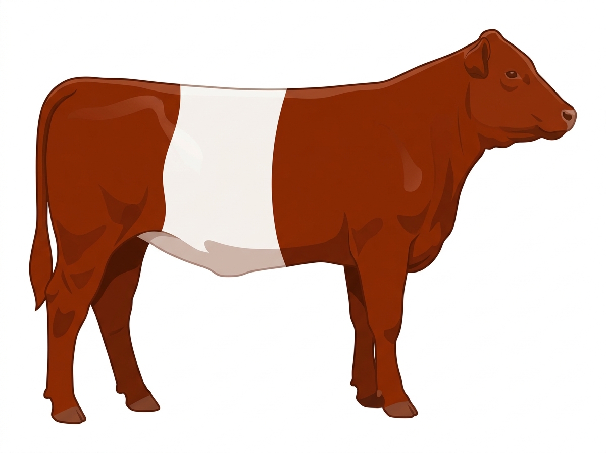 Red 7/8 Belted Galloway Heifer