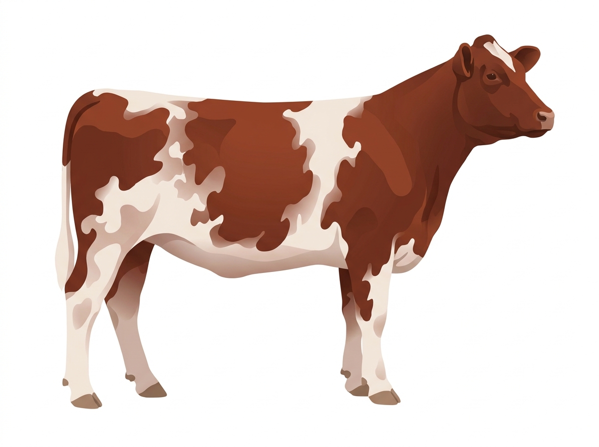Light red roan 7/8 Shorthorn Heifer