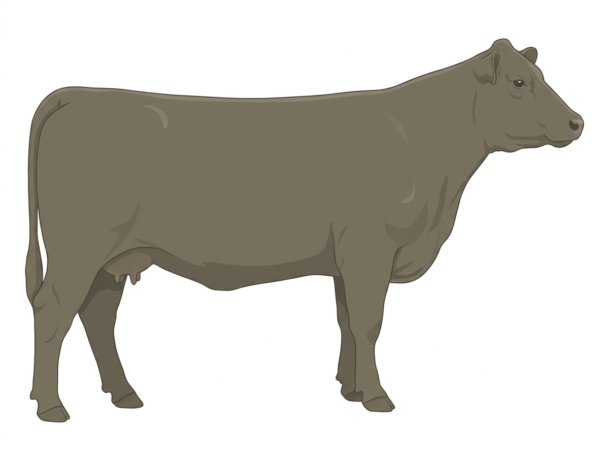 Smoky 9/16 Angus Cross Cow