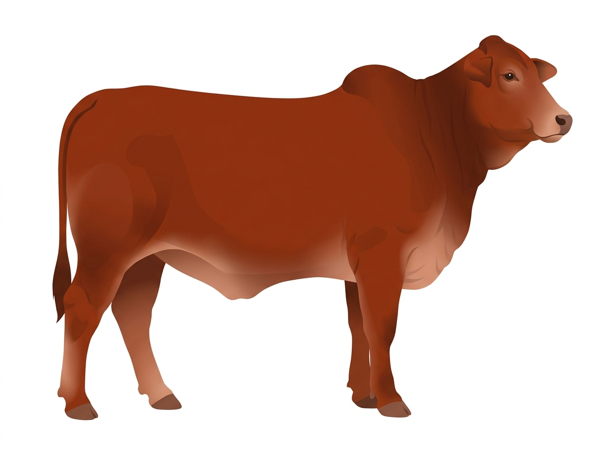 Red 9/16 Brahman Cross Heifer