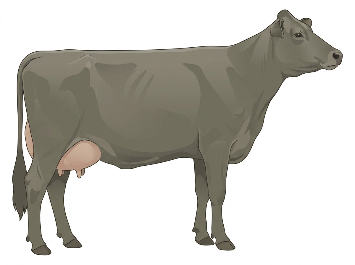 Smoky 9/16 Charolais 7/16 Angus Cow