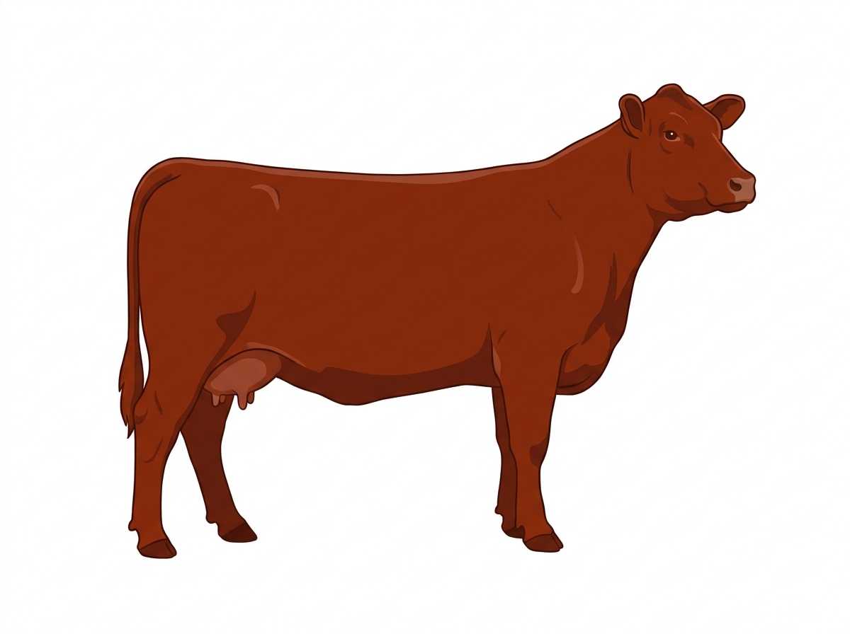 Red 9/16 Red Angus Cross Cow