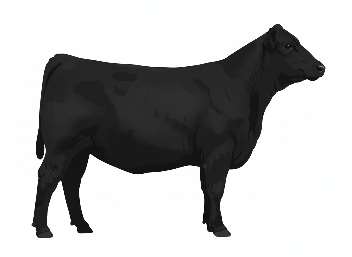 Black Angus Heifer