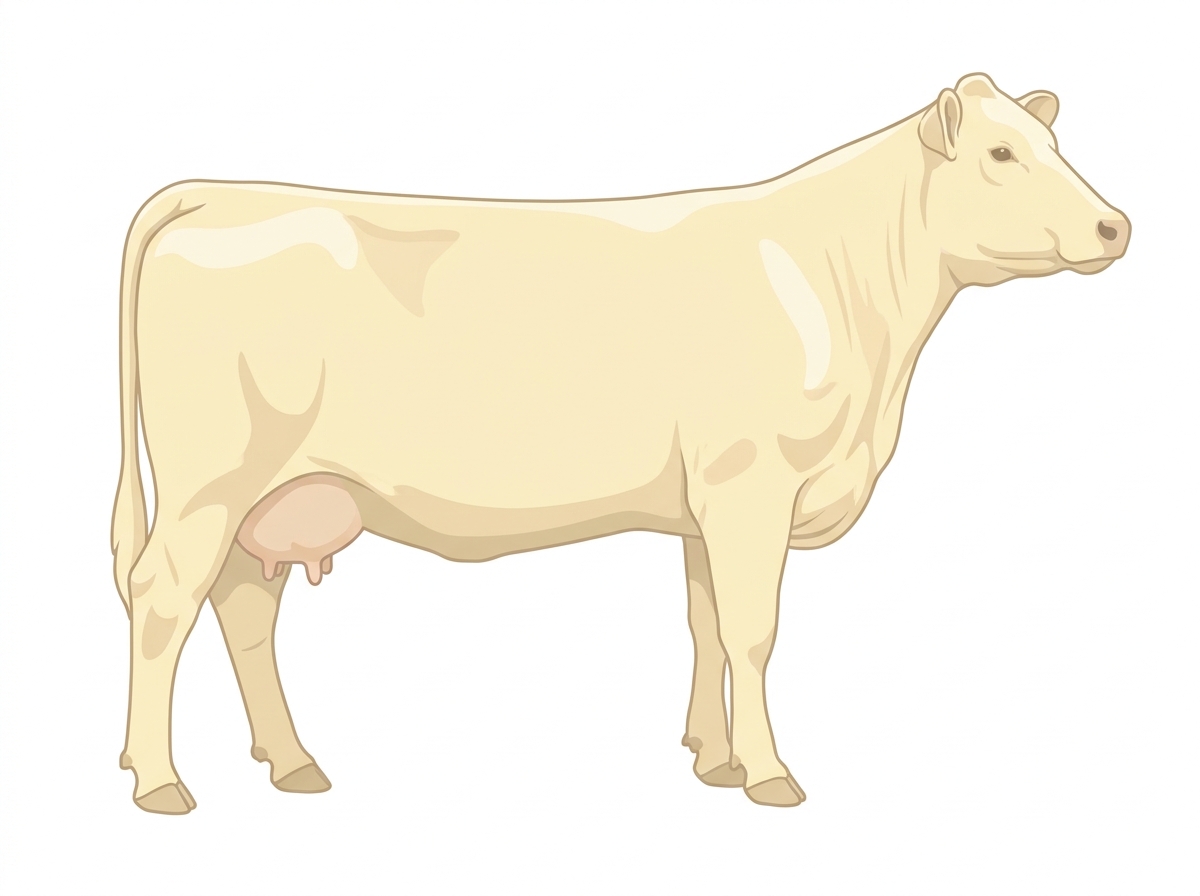 Cream Angus Cross Cow