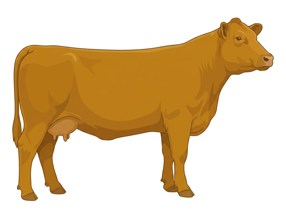 Gold Angus Cross Cow