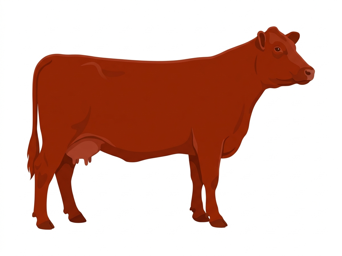 Red Angus Cross Cow