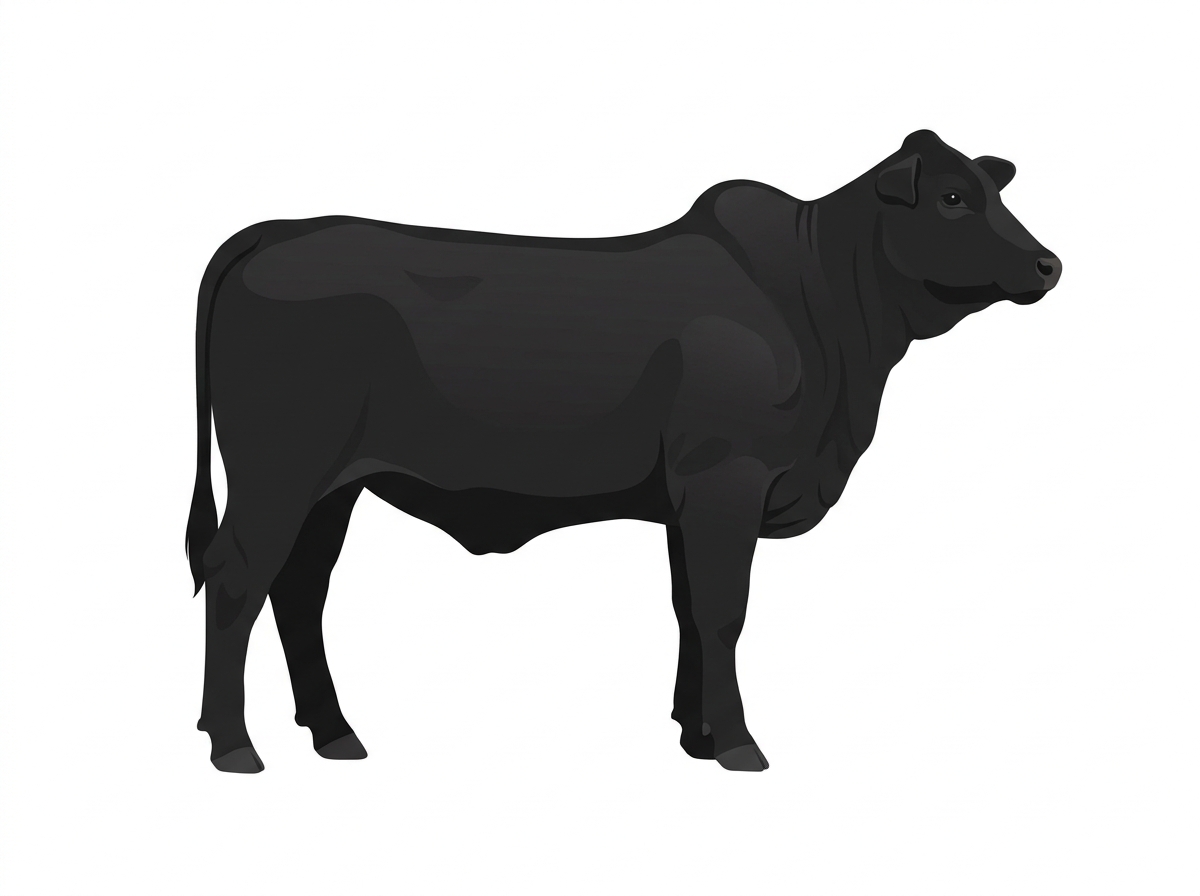 Black Angus x Brahman Cross Heifer