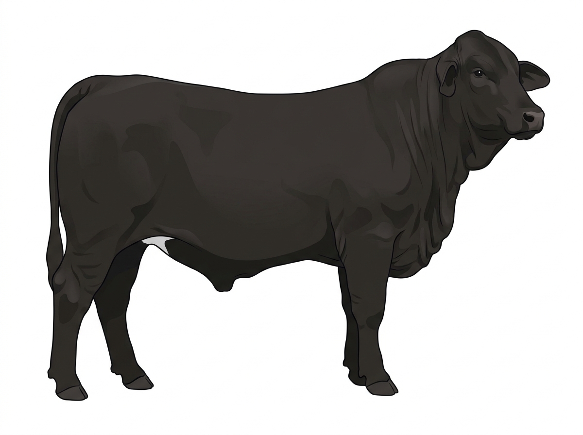Black Angus x Brahman Cross Steer