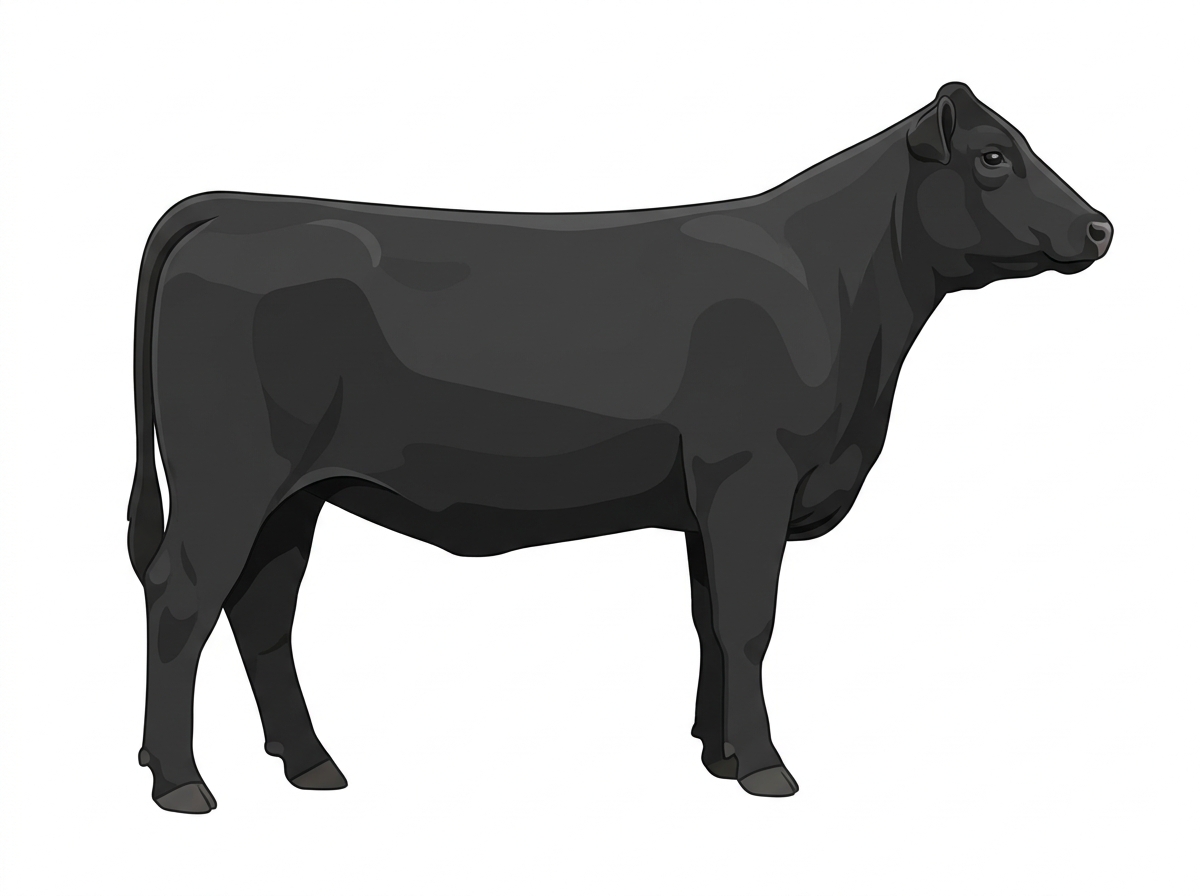 Black Angus x Charolais Cross Heifer