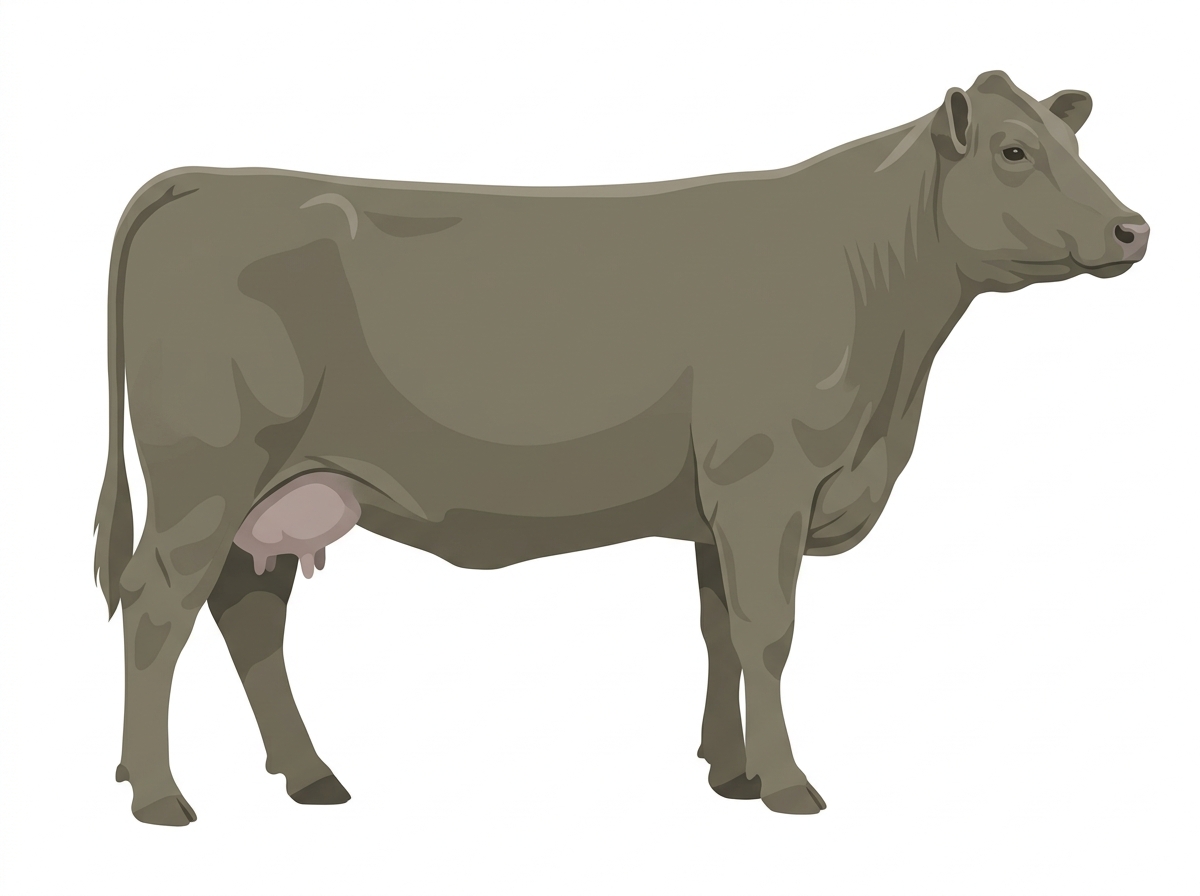Smoky Angus x Charolais Cross Cow