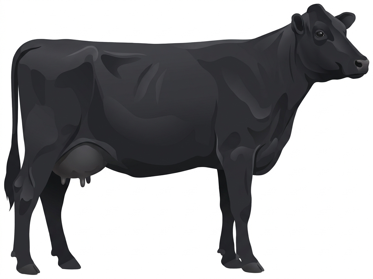 Black Balancer Cow