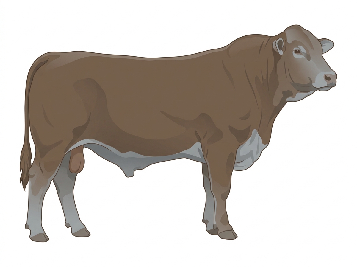 Smoky Beefmaster Bull