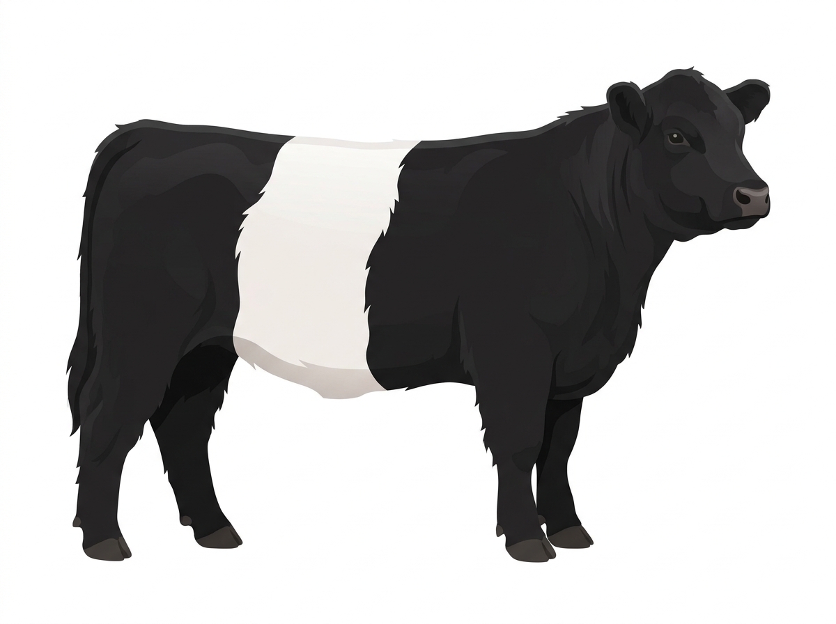 Black Belted Galloway Cross Heifer