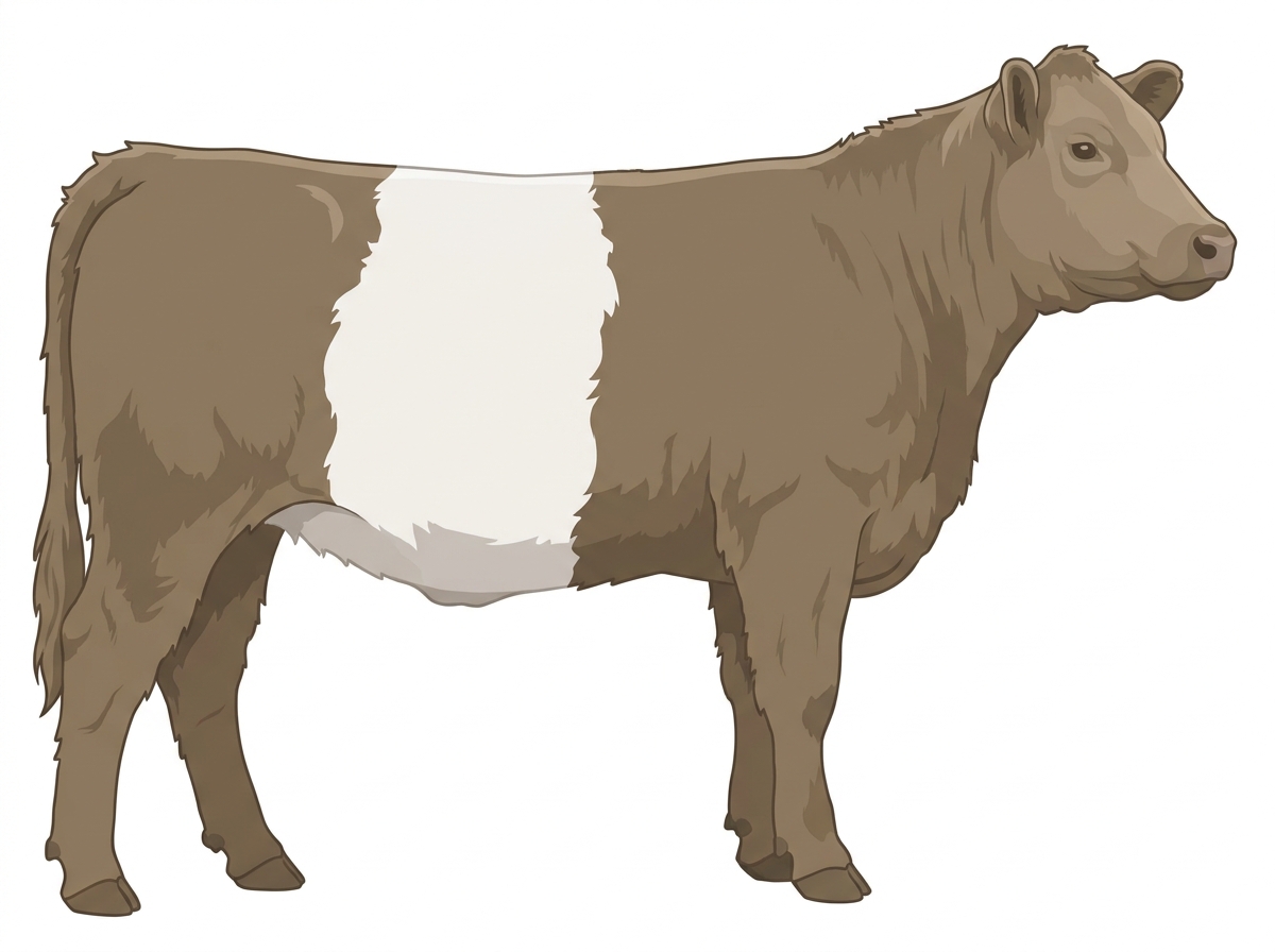Dun Belted Galloway Cross Heifer