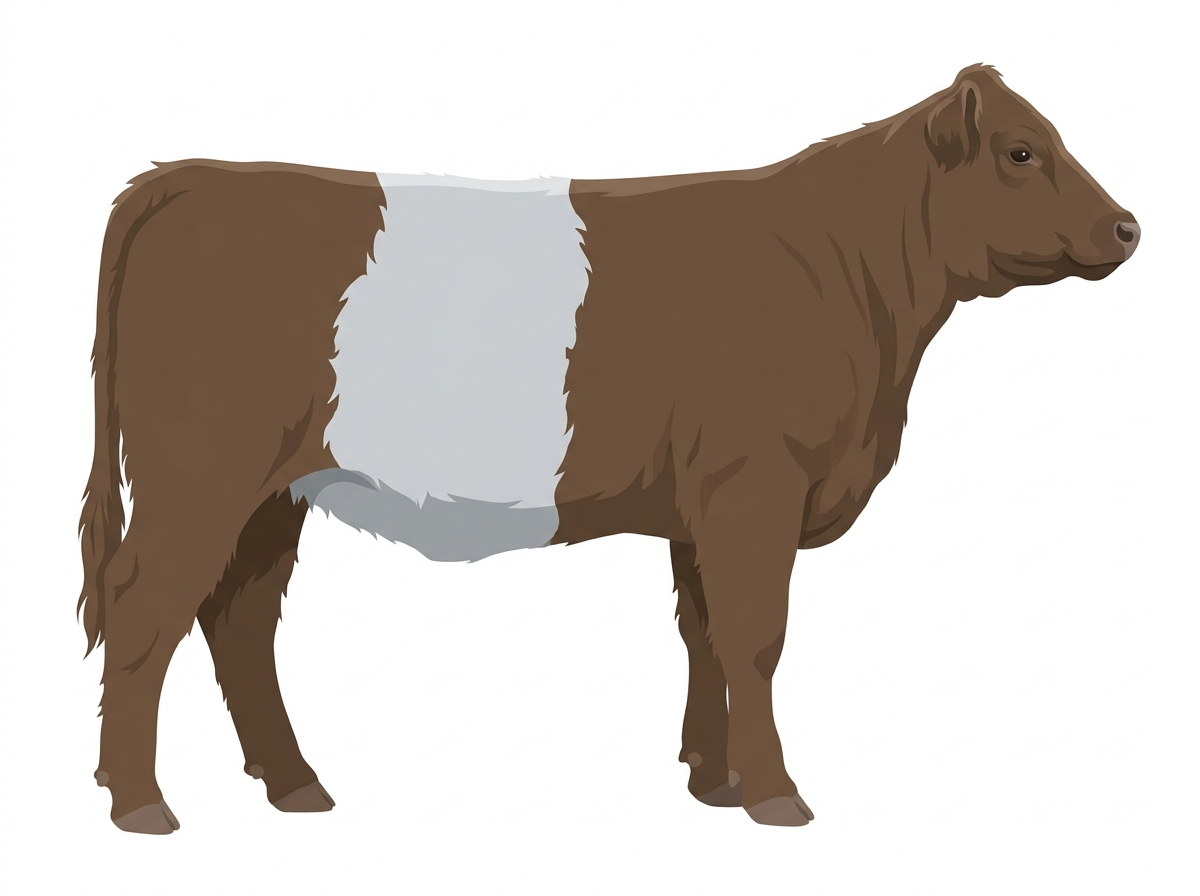 Smoky Belted Galloway Cross Heifer