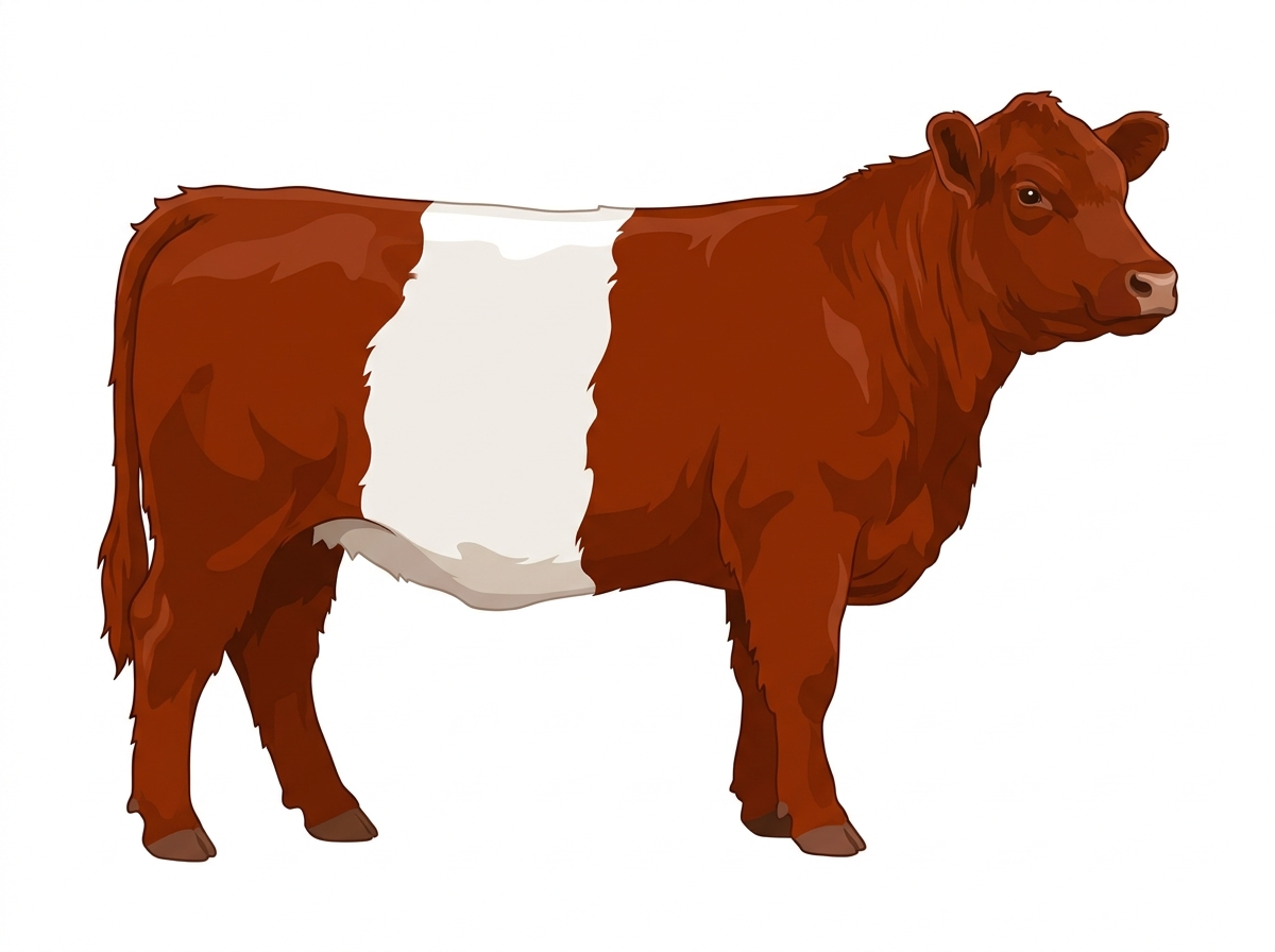 Red Belted Galloway Heifer
