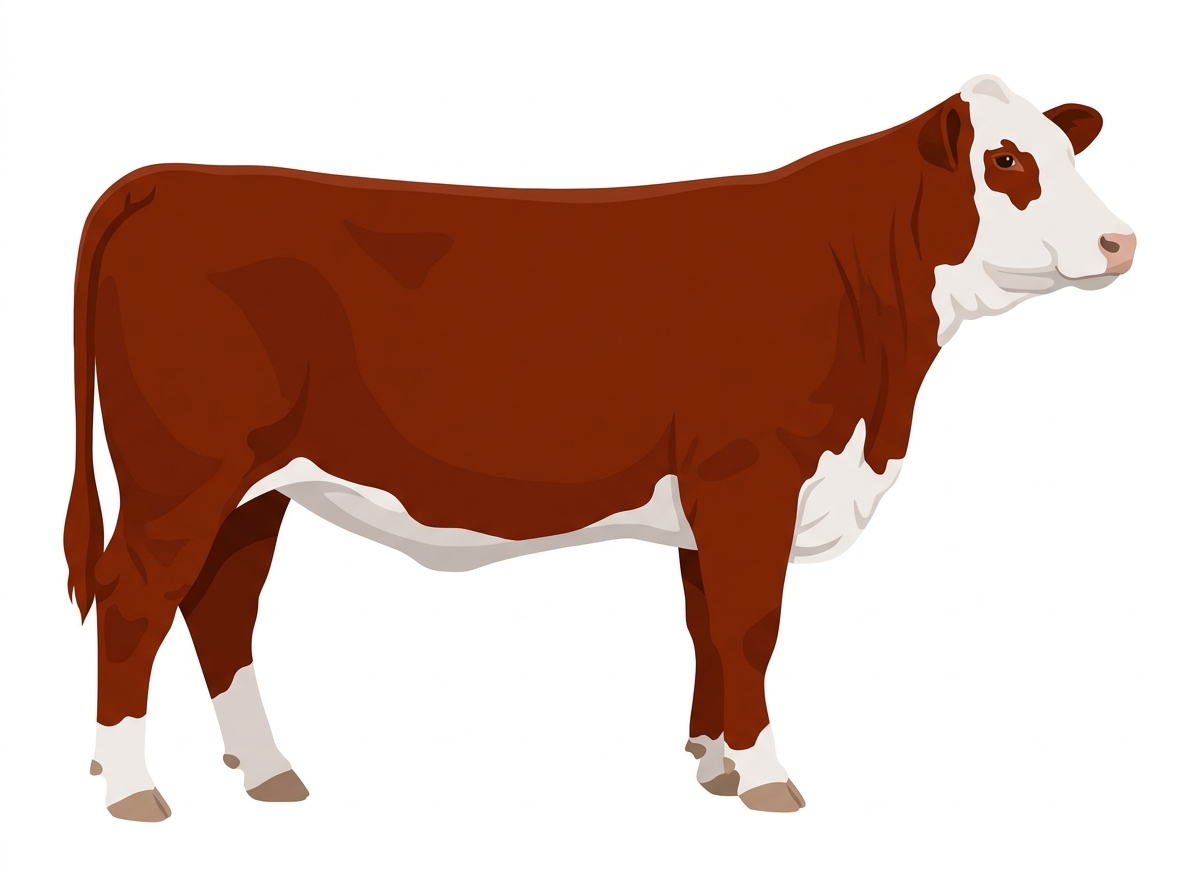 Red Braford Heifer