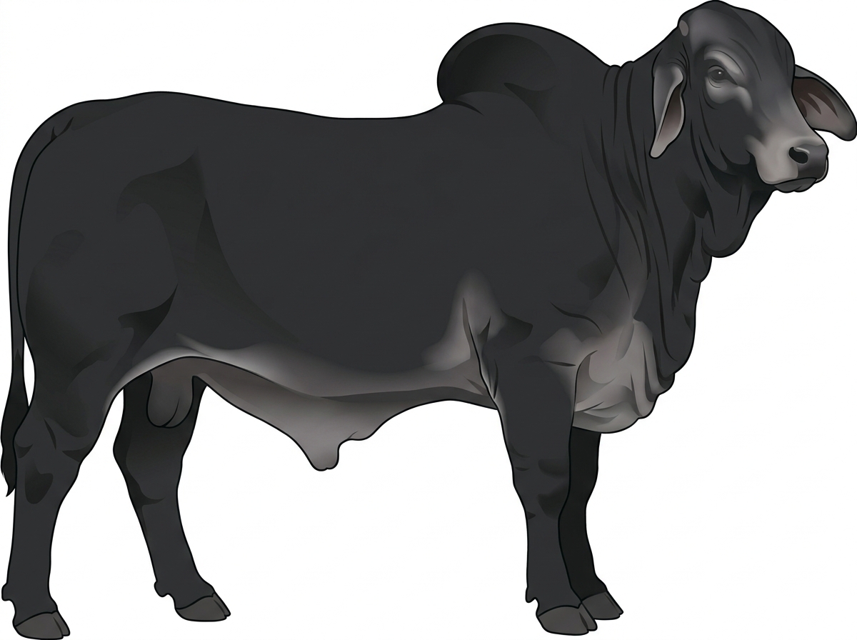 Black Brahman Bull