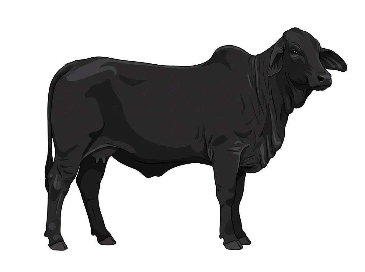 Black Brahman Cross Heifer