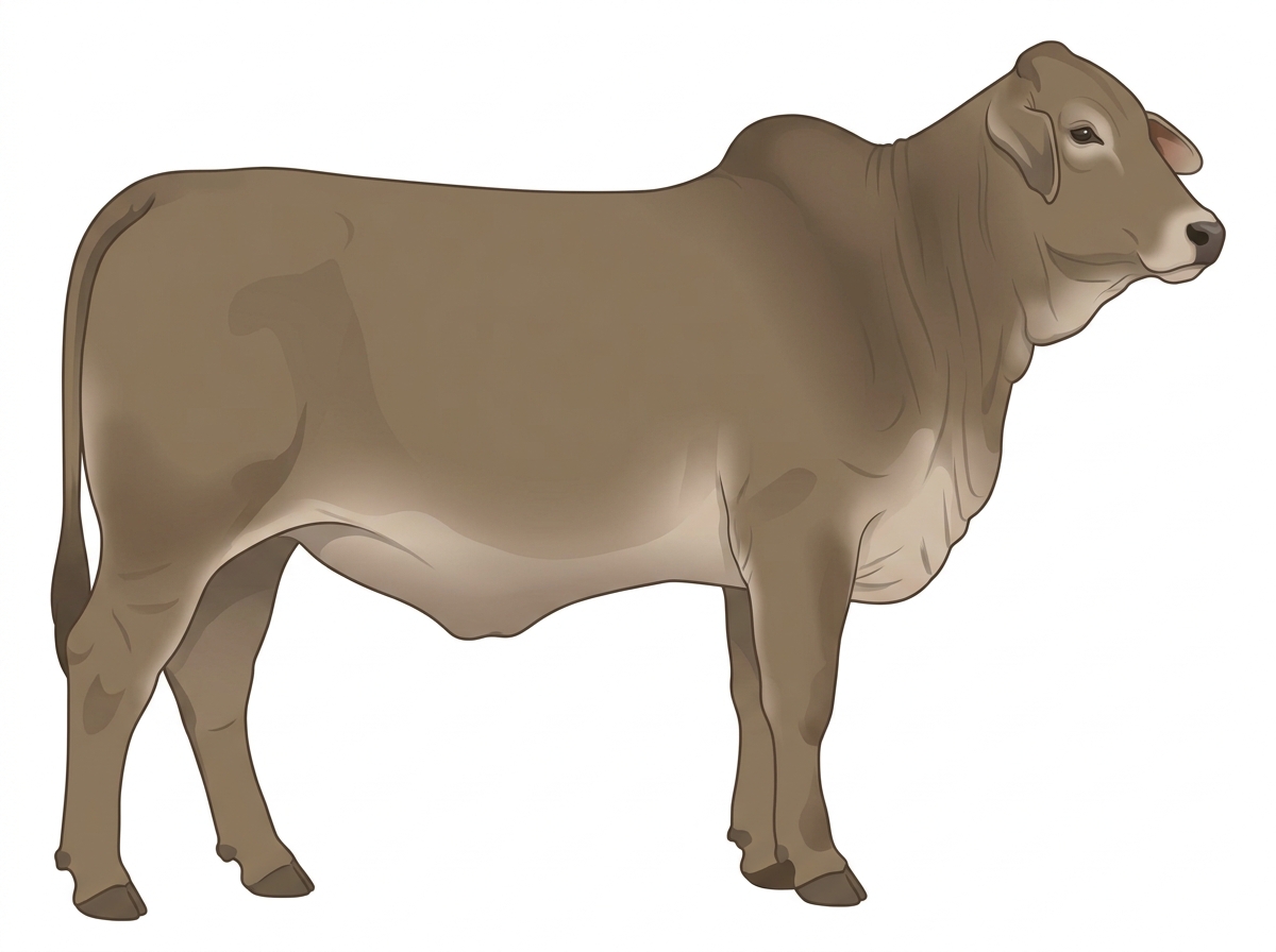 Dun Brahman Cross Heifer